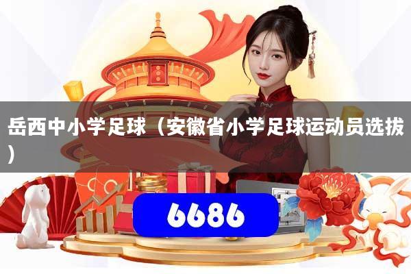 岳西中小学足球(安徽省小学足球运动员选拔)